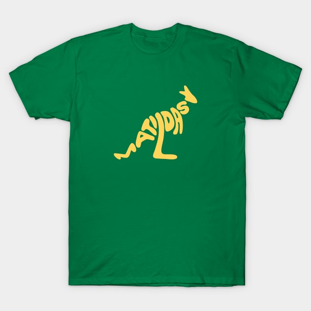 Matildas Kangaroo T-Shirt by StripTees